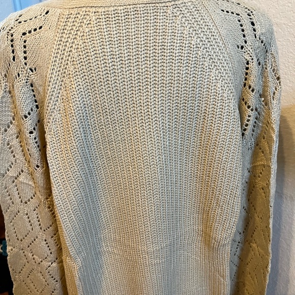 Astylish Beige Cardigan Large NWT - Picture 3 of 5